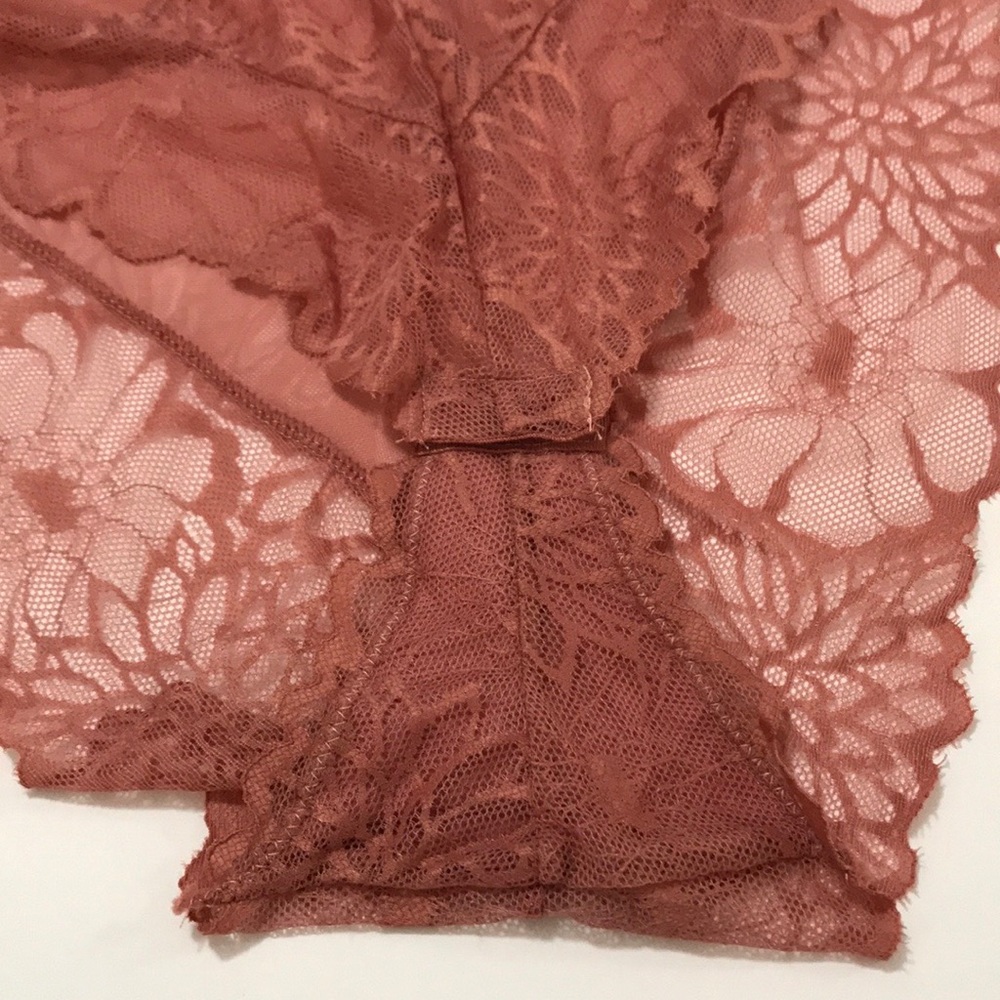 Daisy Fuentes Push Up Teddy Bodysuit Mesh & Lace.Size Medium. - Picture 13 of 15